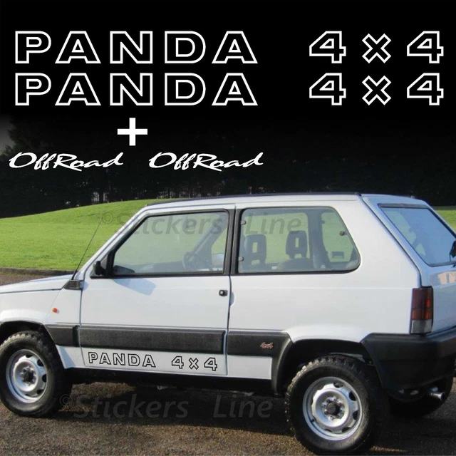 Scritta Fiat Panda 4×4 | Grigio Senza Fregio - Foto 13