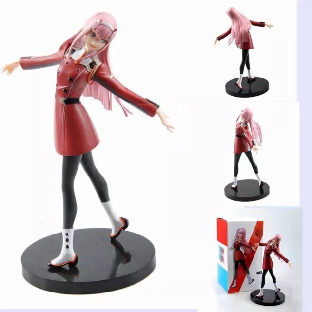 TRUEDECOMIX Anime Figure Darling in The FranXX - Zero Two 02 Pink Hair  Waifu Figure Hot Girl Statue Cartoon Characters Boxed Toy Model  17.5cm/6.9in : : Toys & Games