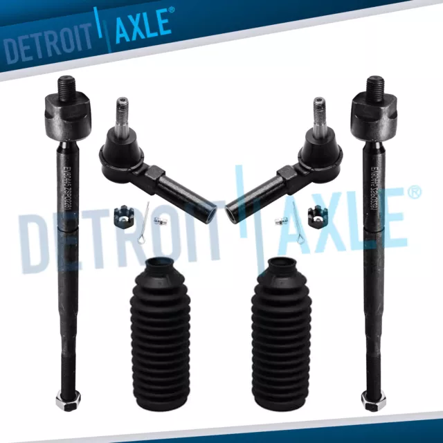 6PC FRONT SUSPENSION Inner Outer Tie Rods kit for Grand Caravan