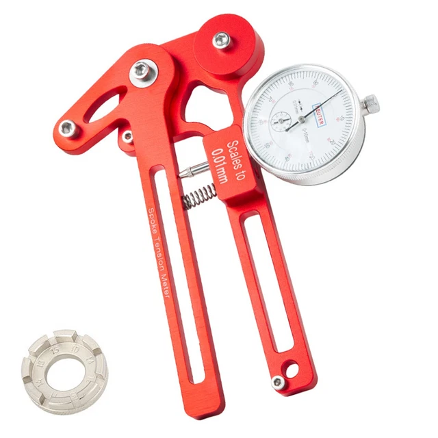 Bicycle Spoke Electronic Tension Measuring Tool,Aluminum Alloy Wheel Repair Tool