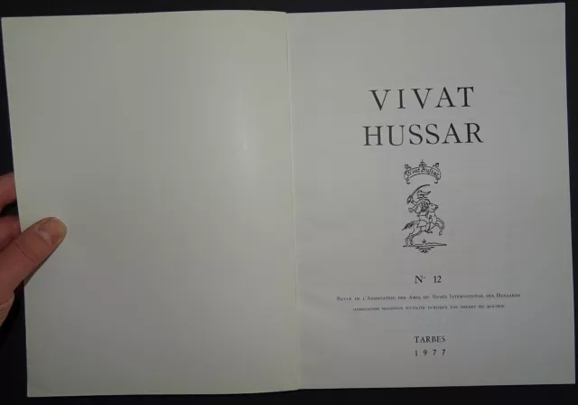 DE LA RUPELLE : Le Maréchal de Bercheny de Szekes / Vivat Hussar N°12 3