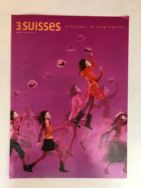 PUBLICITE de Presse 2004- 3 Suisses Créateur d'inspiration- French ad.