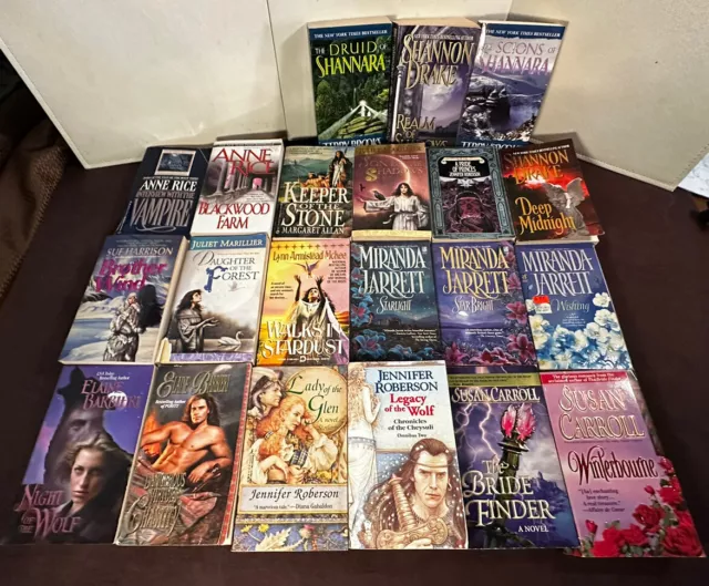 Lot of 23 Supernatural Historical Fiction Book Lot Various Authors See Desc. 2
