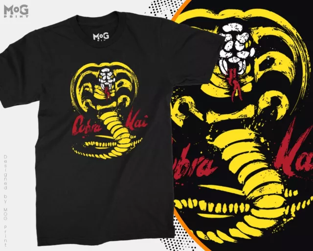 Cobra Kai Karate Kid T-shirt Inspired Retro Classic TV Show MMA GYM Martial Arts