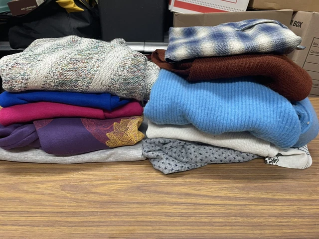 Vintage Women’s Sweaters Resale Lot 11 Piece 70s 80s 90s MOD Retro Granny