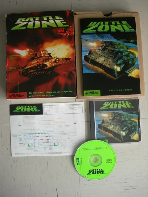 BATTLEZONE BATTLE ZONE - Jeu PC big box (grosse boîte) complet version française