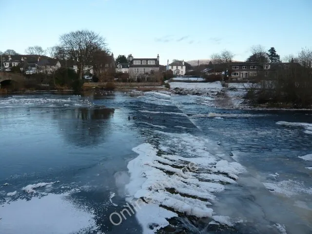 Photo 6x4 Weir on the River Cree Newton Stewart View across the Cree at N c2010