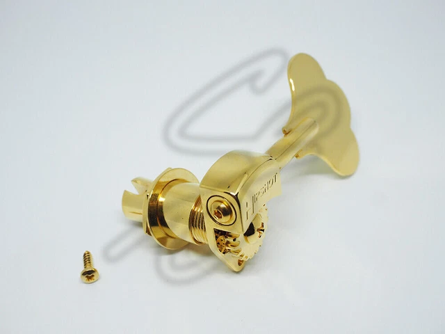 Hipshot Licensed HB6C 1/2 gold clover key 16mm hole bass or treble side