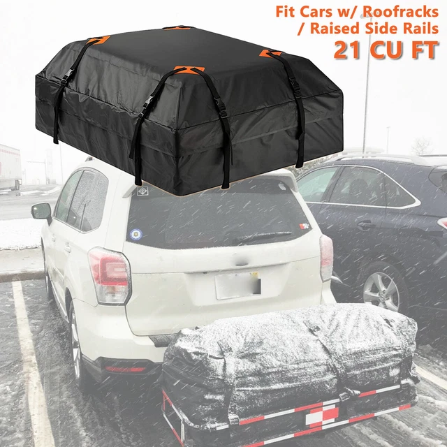 21 CUBIC FEET Rooftop Box Bag Cargo Luggage Hitch Basket Carrier Bag