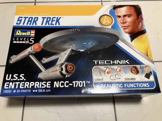 Revell 00454 Technik Bausatz USS Enterprise NCC-1701 1:600