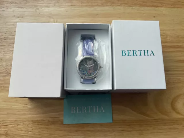 Bertha Ladies Madeline Watch with Genuine Leather Strap New & Boxed RRP £179