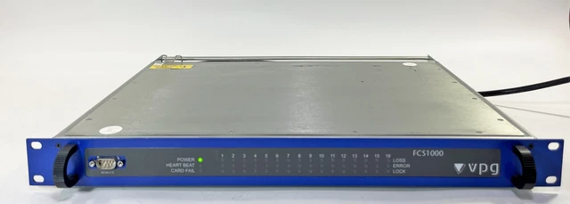 Nevion FCS1000 (VPG) Video Monitoring System ASI/SDI