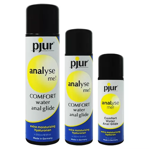 Pjur Analyse Me! Comfort Lubricante Base Al Agua Anal Glide 30ml 100ml 250ml