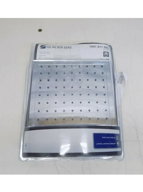 USED Glacier Bay 8" Modern Square Showerhead #1001811563