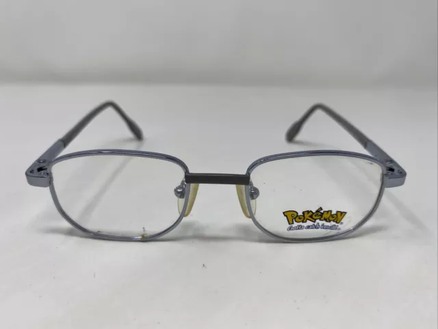 Pokémon POKÉMON 5/2 SPT 41-17-125 Satin Pewter Full Rim Eyeglasses Frame !F00