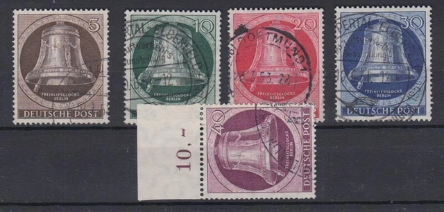 Berlin 75-79 Freiheitsglocke Schöneberger Rathaus kompl.Satz gestempelt /1