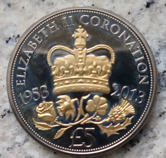 2013 Queen Elizabeth II £5 Coronation Coin - Bailiwick of Jersey