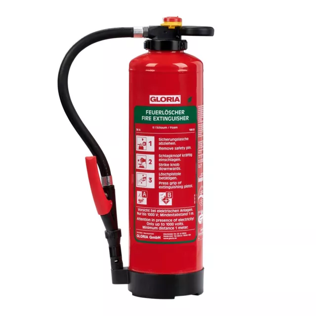 Feuerlöscher Gloria SKA+6 PRO 6 Liter Schaum