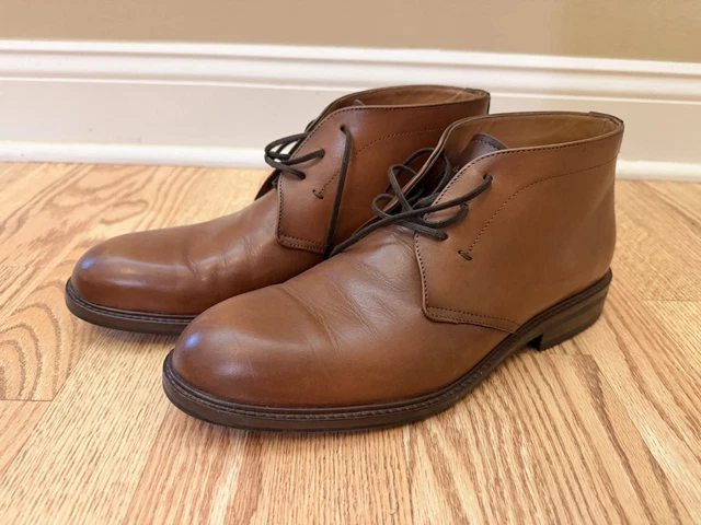 Massimo Dutti Mens Leather Lace Up Ankle Boots Brown US 10 EU 43 New 2056/450 MASSIMO DUTTI MENS Leather Lace Up Ankle Boots Brown US 10  main image 4