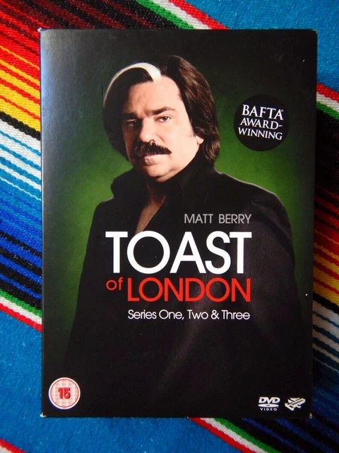 ✺Near New✺ TOAST OF LONDON Seasons 1-3 Coffret DVD - 3 DISQUES - RÉGION 2