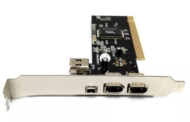 Carte PCI FIREWIRE 400 - CHIPSET VIA - Avec cordon ILink fourni pour camescope