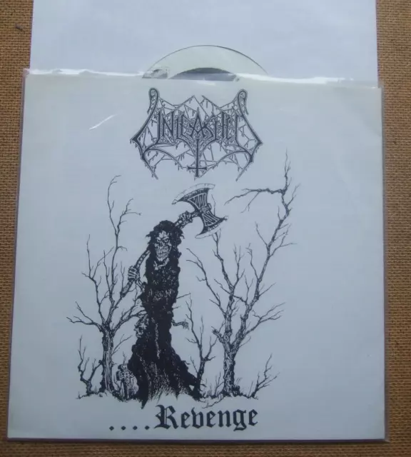 UNLEASHED  Revenge? 7" Demo EP Sweden Original CBR dismember entpmbed