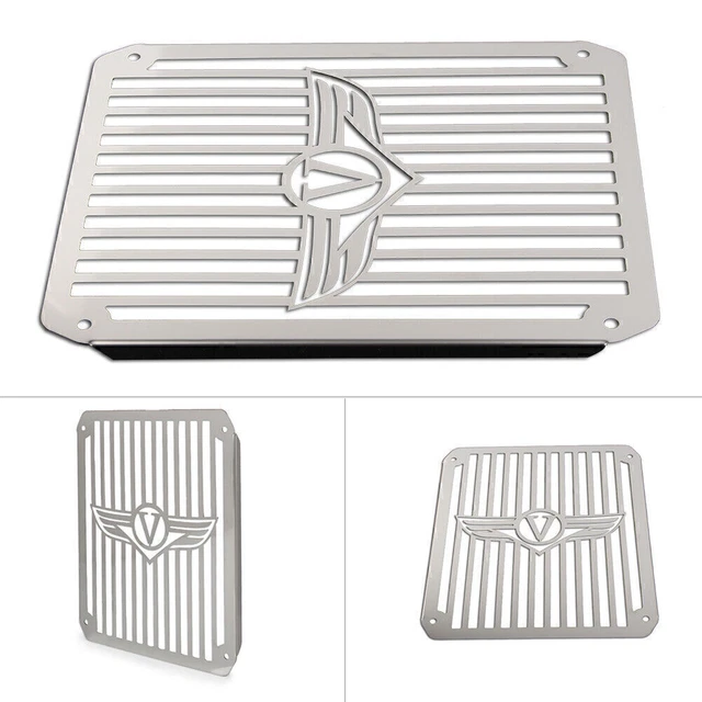 Chrome Radiator Grille Guard Cover For Kawasaki VN800 Vulcan E- Classic 95-03 V