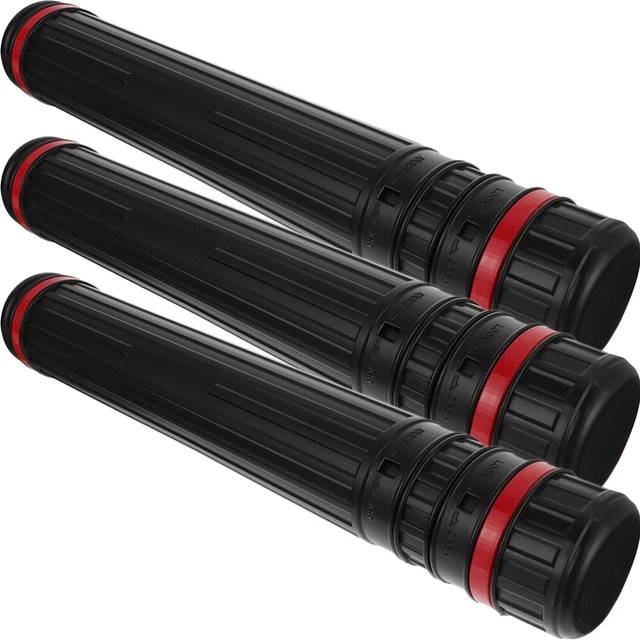 3Pcs Extendable Document File Poster Tube Poster Tubes for Outdoor Travel