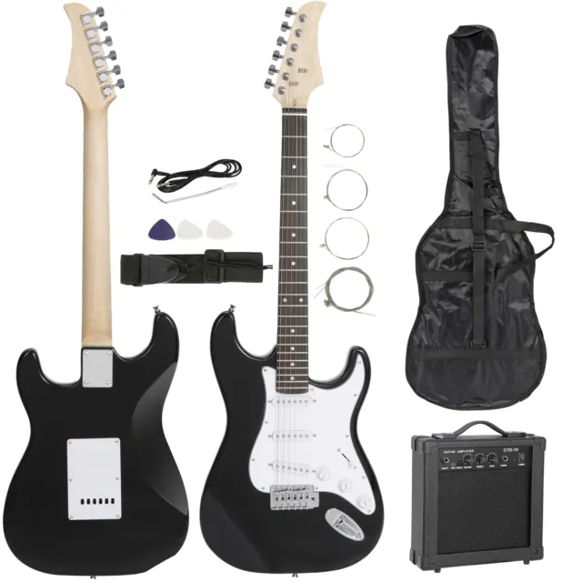 Electric Guitar & Amp Accessories Pack Beginner Starter 39" with Carrying Case