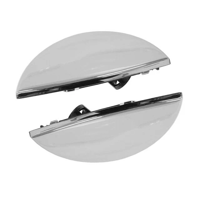 GENUINE OEM SET of 2 Chrome Headlight Washer Covers For Mini Cooper R50