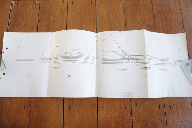 MAIDENHEAD SIGNAL BOX Railway Track Signalling Plan Map £19.99 ...