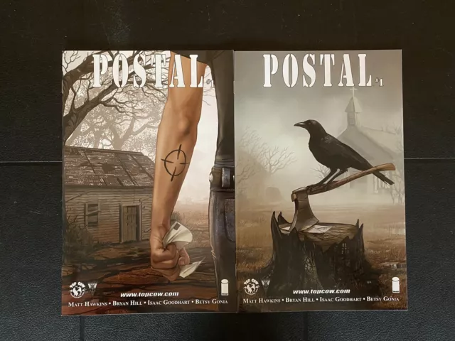 Postal #1 Standard First Print & Incentive Cover Top Cow/Image Comics 2015 NM
