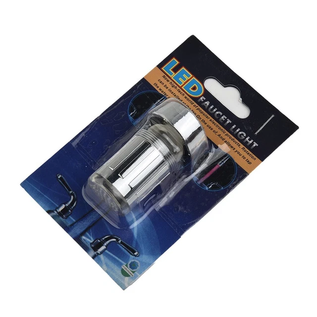 Grifo LED con juego de adaptadores LED grifo de luz grifo de baño