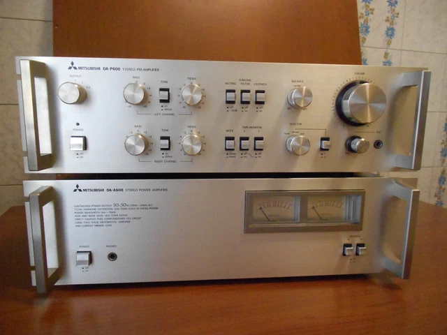 Amplificateur stéréo intégré Mitsubishi DA-U640 100 watts RMS remis à – TechnoGold Audio & Vintage