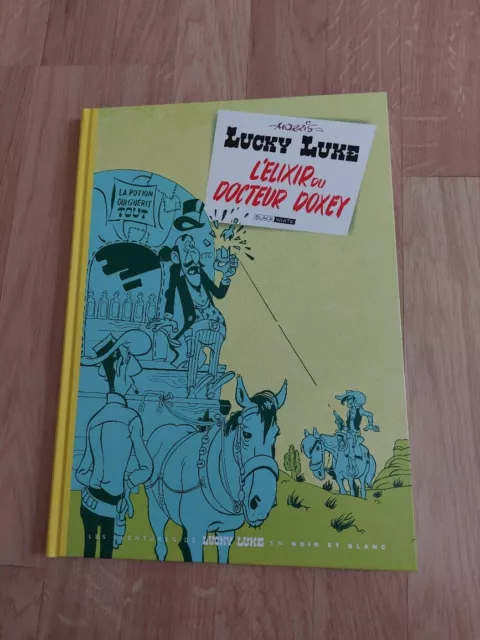 LUCKY LUKE - Ed Black & White : L'Élixir du Docteur Doxey avec Timbre & EXLIBRIS