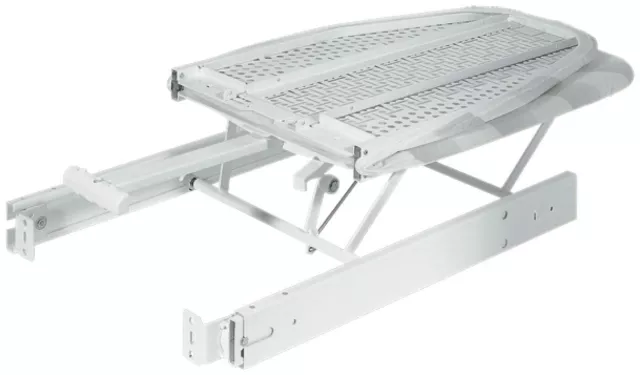 Häfele Ironfix Mesa Planchado Atrás Cajón Gris tabla de planchar Plegable 950MM