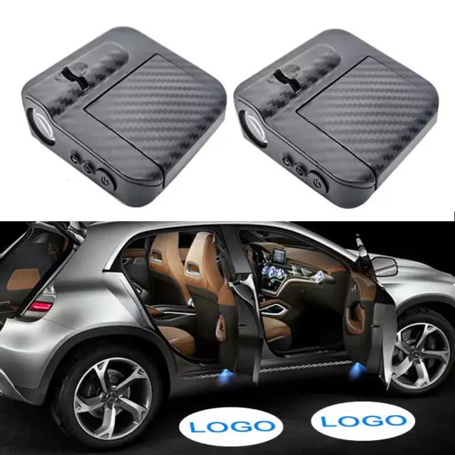 2pc Car Door LED Welcome Light Projector Shadow Courtesy Laser Lamp For All Cars