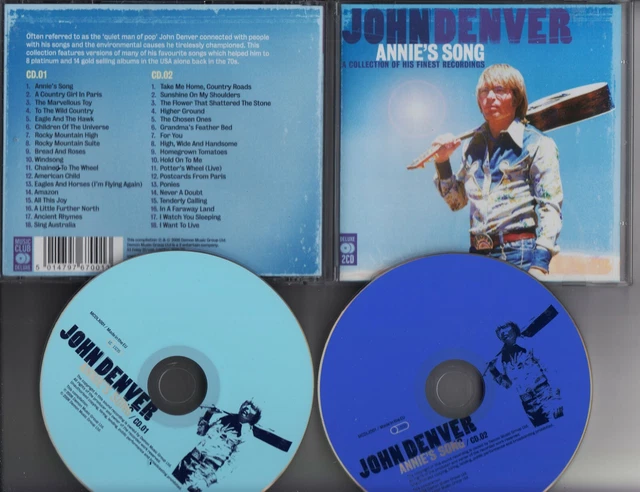 JOHN DENVER Annie's Song A Collection Of His Finest Recordings 2-CD DEMON MUSIC