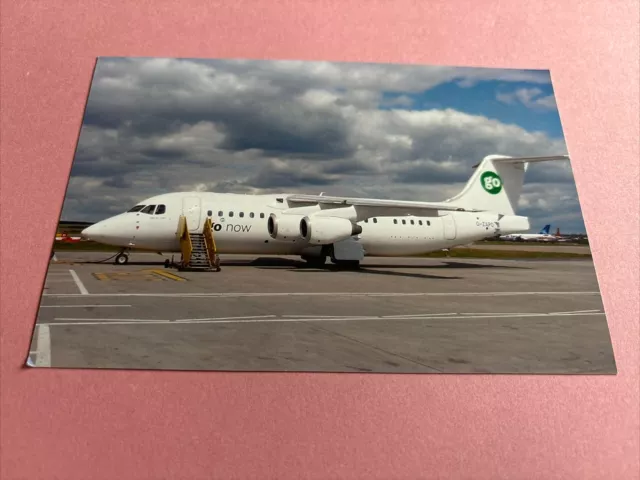 Go BAe 146 G-ZAPO colour photograph