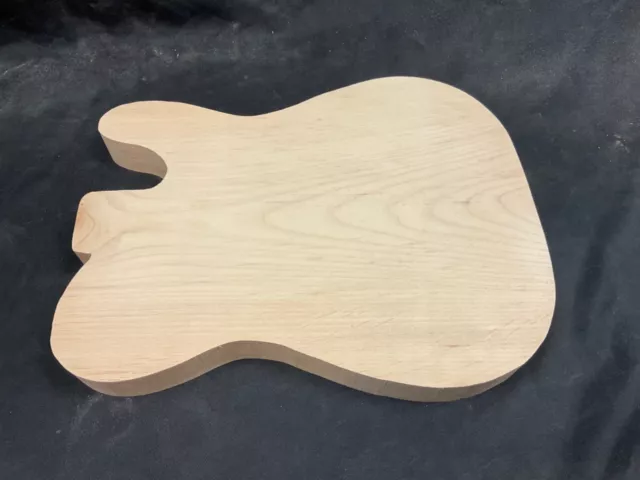 Alder  1-piece guitar body blank   Cut to "tele" shape   #2906