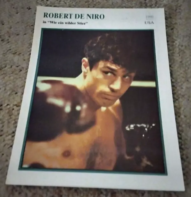 Starportraitkarte- Robert De Niro / 1980 ,guter Zustand