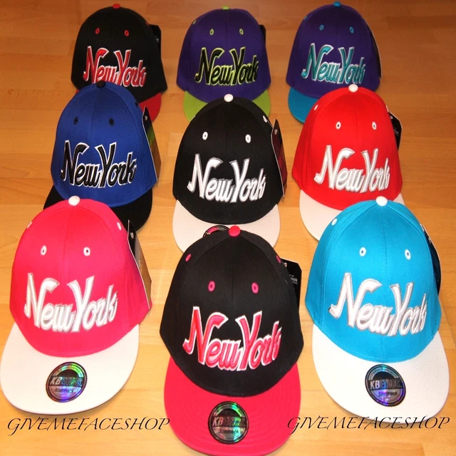 Ny Baseball Snapback Capuchons, Hommes & Femmes Rétro Vintage