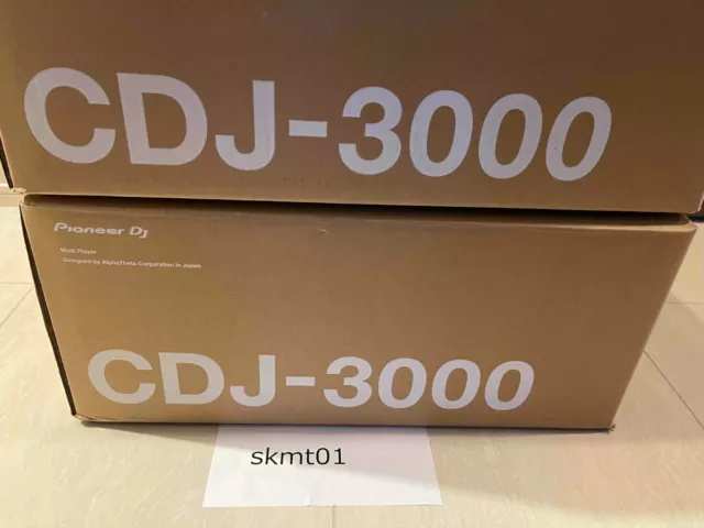 Paar 2x Pioneer DJ CDJ-3000 Dj Controller 100V Neu IN Lager Japan