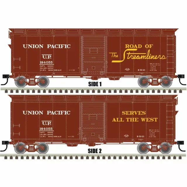 Atlas 20006257 - 1937 AAR 40' Box Car Union Pacific (UP) 184785 - HO Scale Kit