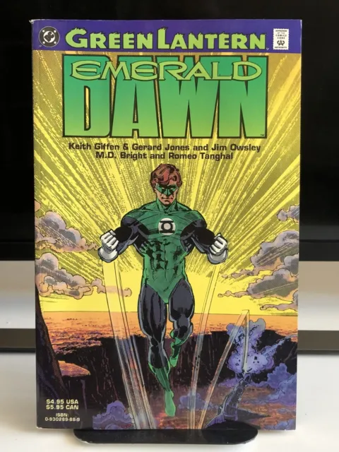 GREEN LANTERN Emerald Dawn TPB F+/VF- DC Comics 1st Print