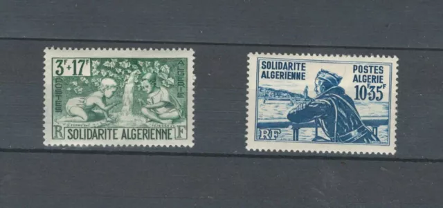 Algeria Algerie French Colonies  Complete Set Mh  Stamps Lot (Alger 75)