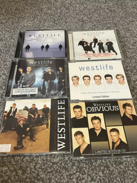 Westlife CD bundle X 6  / job lot / Perfect Condition Bundle