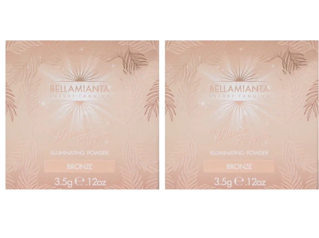 Polvo iluminador bronce Bellamianta x Maura Higgins paquete de 3,5 g -2 precio de venta sugerido por el fabricante £26