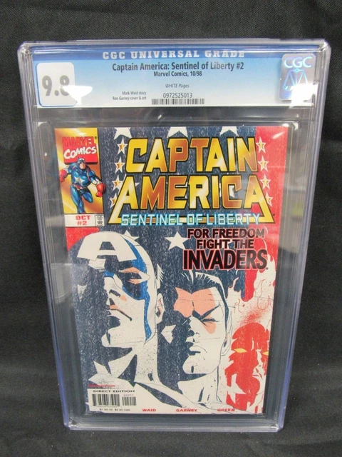 Captain America: Sentinel of Liberty #2 (1998) Mark Waid Story CGC 9.8 C874