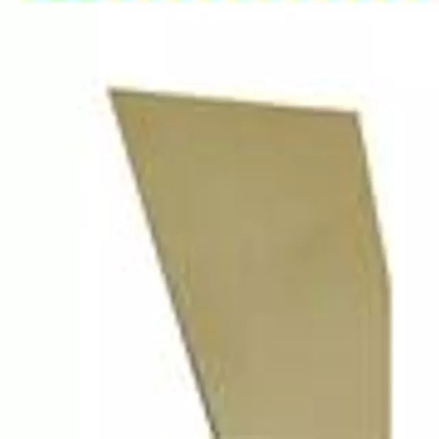 K&S 250 Brass 0.005 in. Thick Sheet Metal 4 W x 10 L in. (Pack of 6)